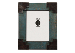 Image for Turquoise Southwest Picture Frame w/Santa Fe Edges