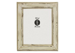 Image for 4' x 6' Cream Distressed Wood Picture Frame