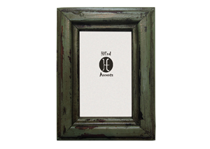 Image for 4' x 6' Green Distressed Wood Picture Frame