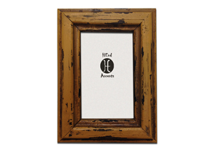 Image for 4' x 7' Yellow Distressed Wood Picture Frame