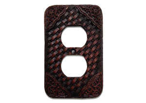 Image for Woven Single Outlet Cover