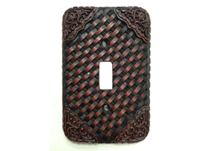 Image for Woven Single Switch Plate Cover