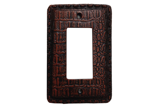 Image for Gator Crocodile Single Rocker Plate Cover