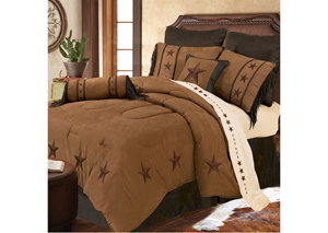 Image for Laredo Tan 6 Pc Full Comforter Set