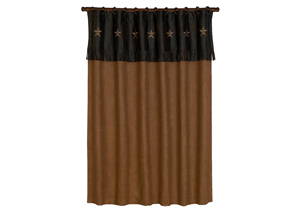 Image for Laredo Chocolate Shower Curtain