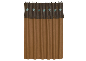 Image for Laredo Turquoise Shower Curtain