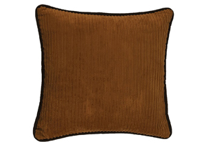 Image for Ocala II Corduroy Pillow w/Faux Leather