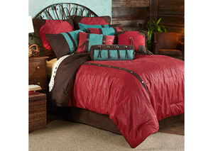 Image for Cheyenne Red 5 Pc Twin Comforter Set
