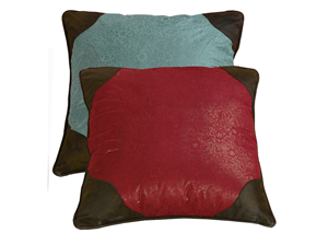 Image for Cheyenne Red/Turquoise Matching Euro Sham