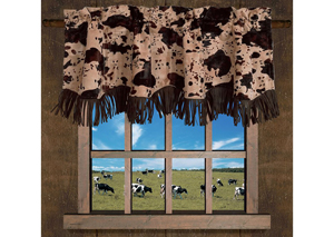 Image for Caldwell Cowhide Printed Velvet Valance