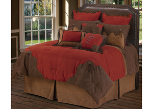 Image for Red Rodeo 5 Pc Full Comforter Set