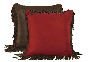 Image for Red Rodeo Euro Sham w/Fringe