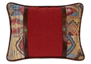 Image for Ruidoso Oblong Pillow w/Conchos