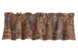Image for Ruidoso Southwest Patchwork Valance, 84' x 18'