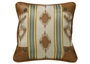 Image for Alamosa Pattern Pillow w/Conchos