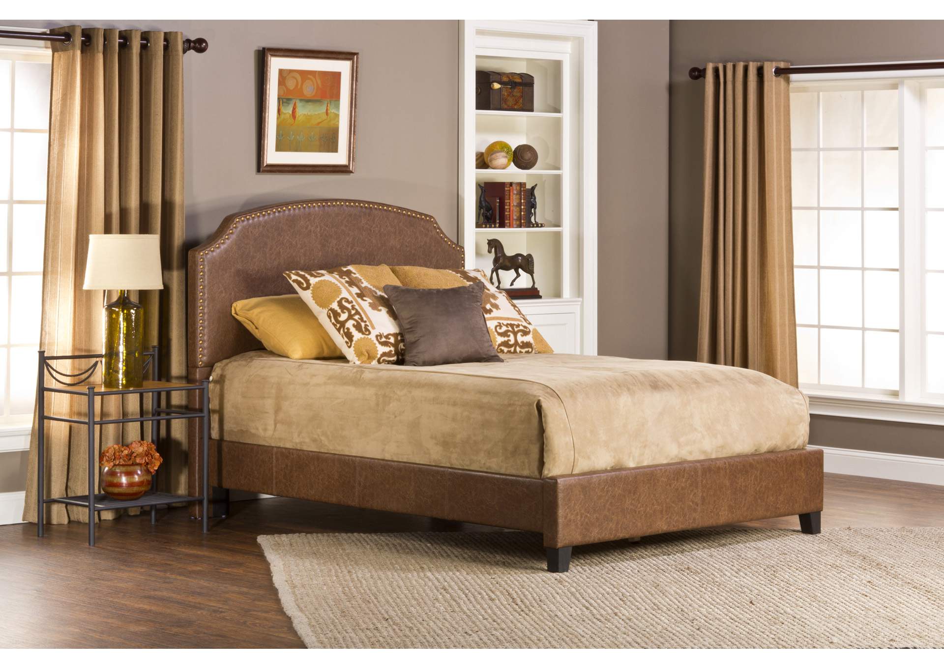 Durango Queen Bed Set w/Rails,Hillsdale