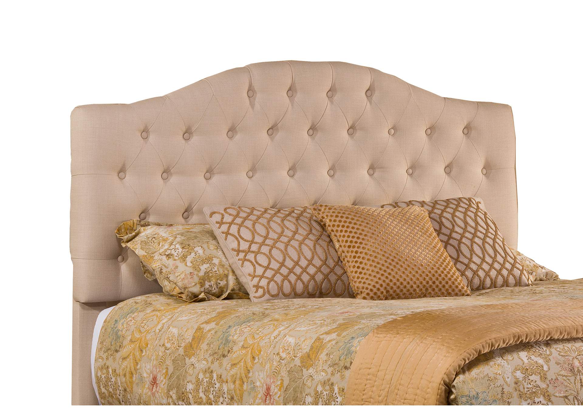 Jamie Upholstered Queen Headboard w/Frame,Hillsdale