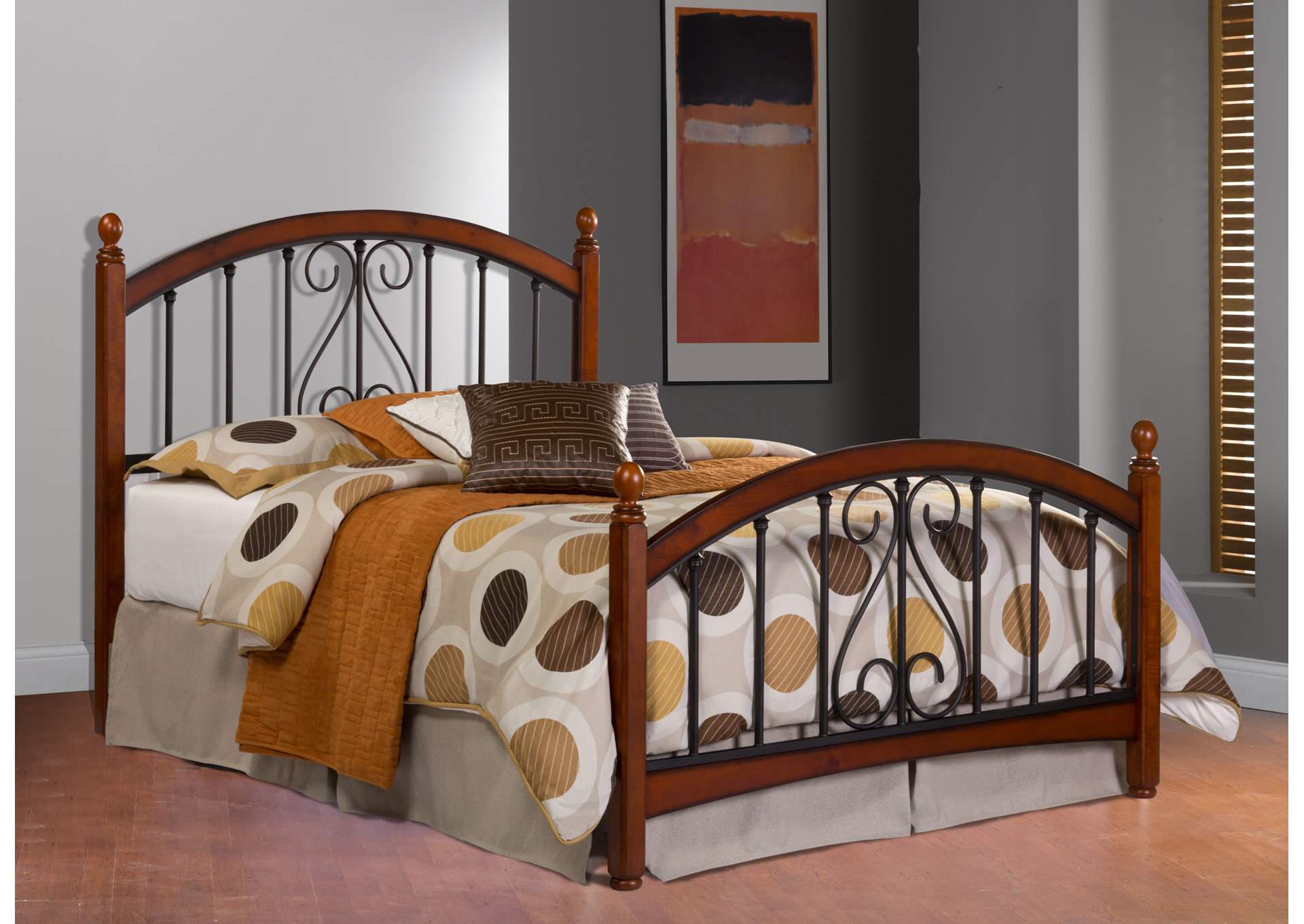 Burton Way Full Bed w/Rails,Hillsdale