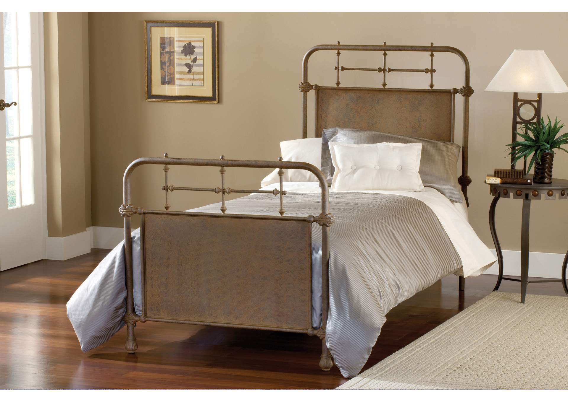 Kensington Twin Bed w/Rails,Hillsdale