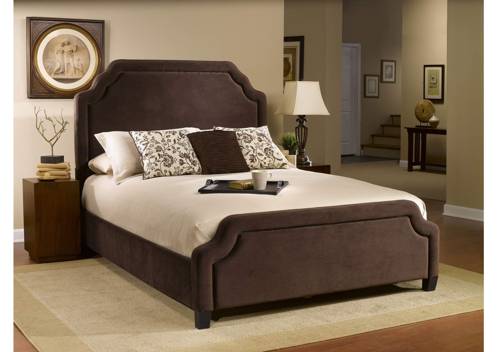 Carlyle Queen Bed w/Rails,Hillsdale
