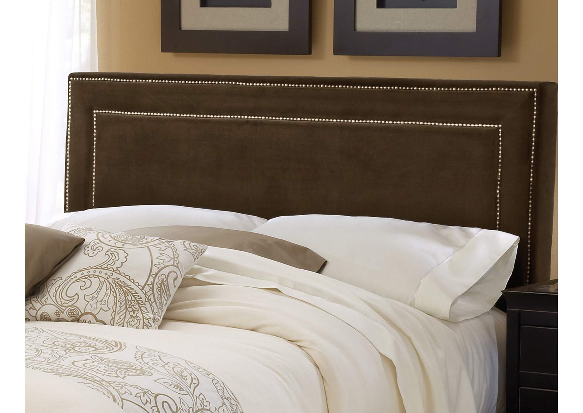 Amber Queen Headboard w/Rail,Hillsdale