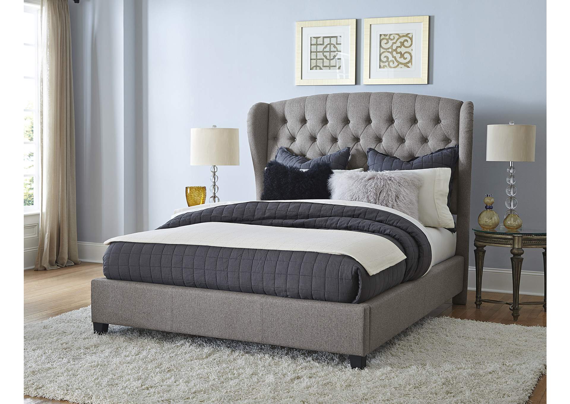 Bromley King Bed,Hillsdale