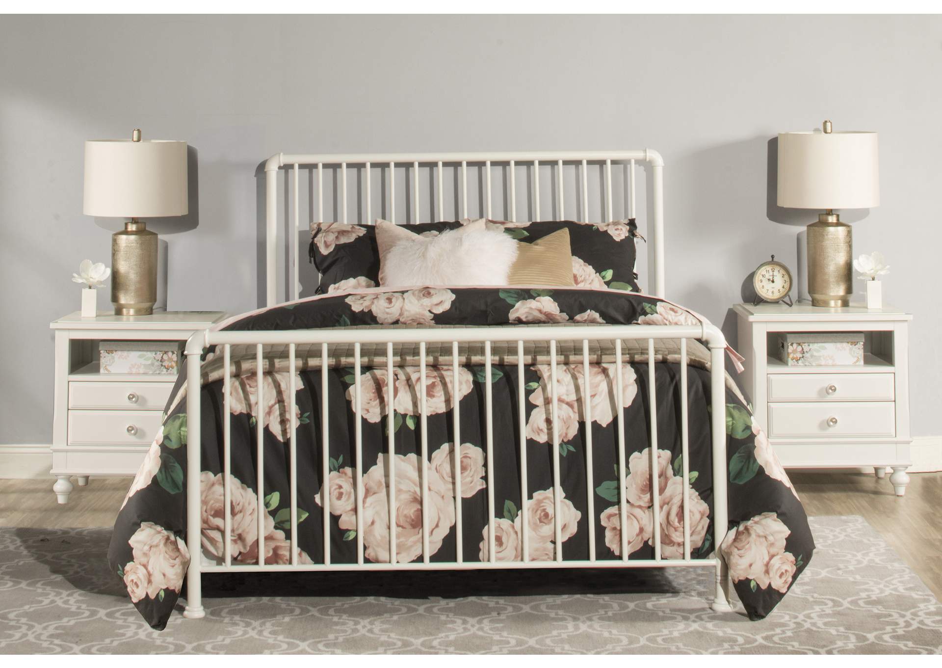 Brandi Queen Bed with Frame,Hillsdale