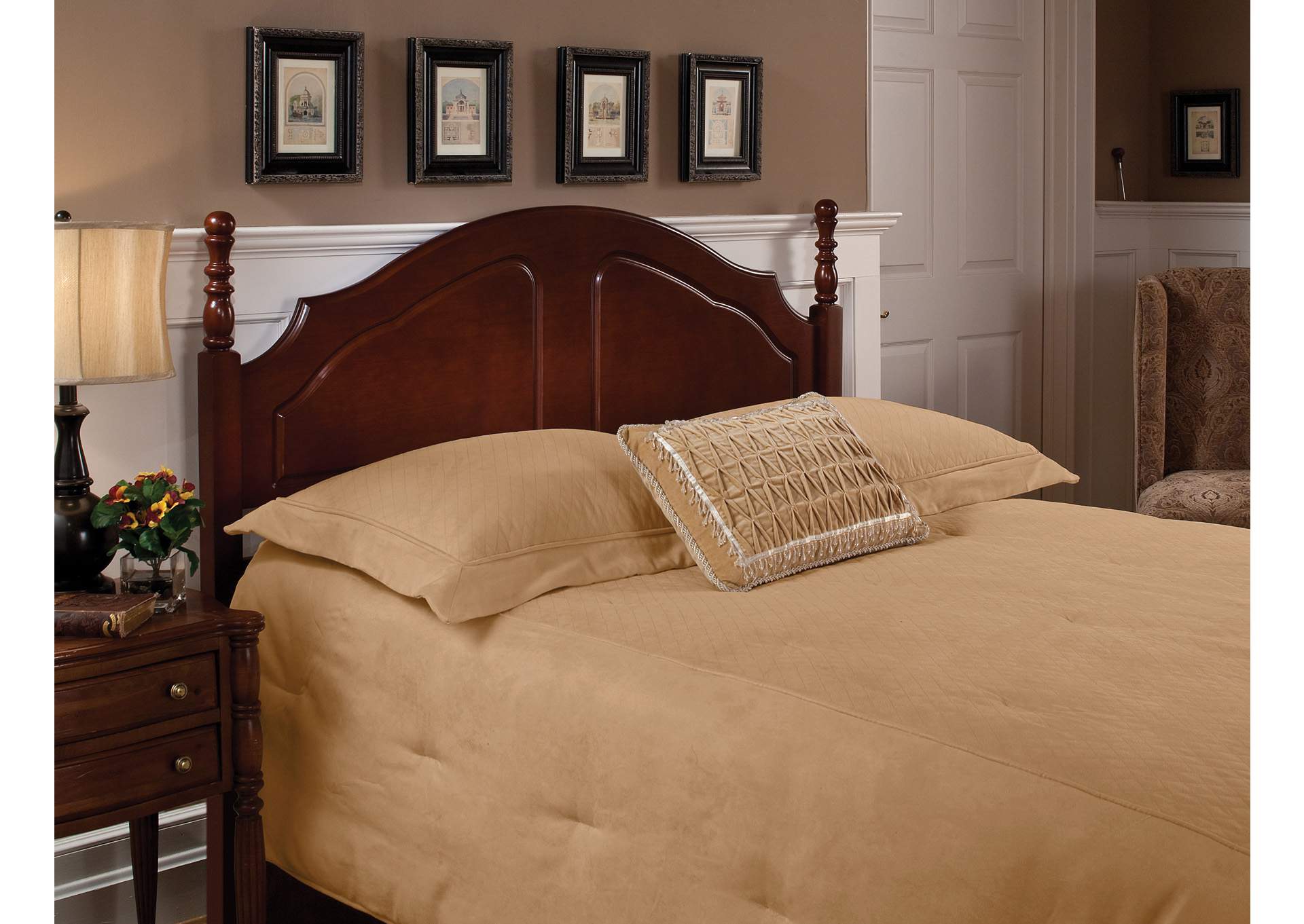 Cheryl Full/Queen Headboard w/Rails,Hillsdale