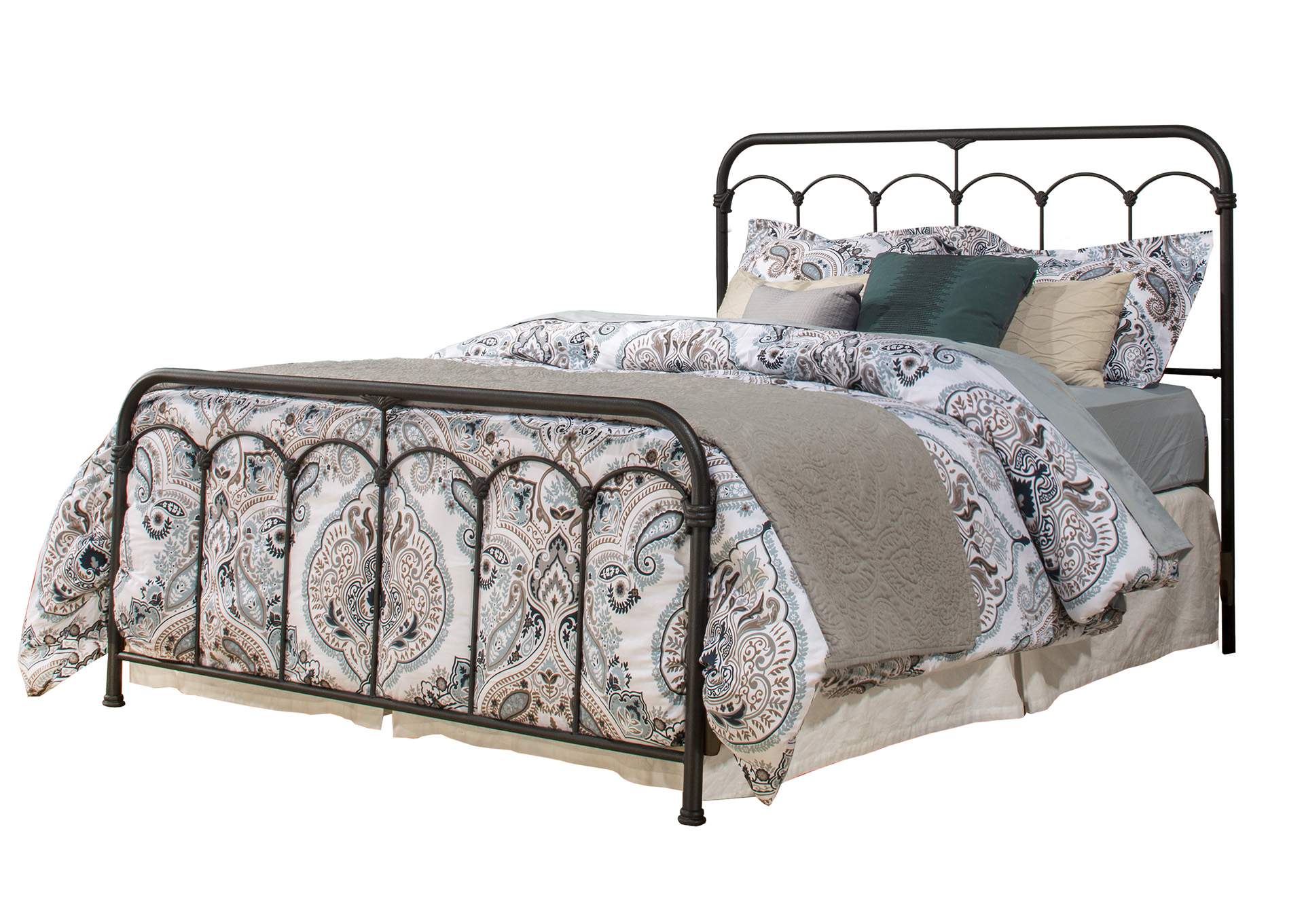 Jocelyn King Bed with Frame,Hillsdale
