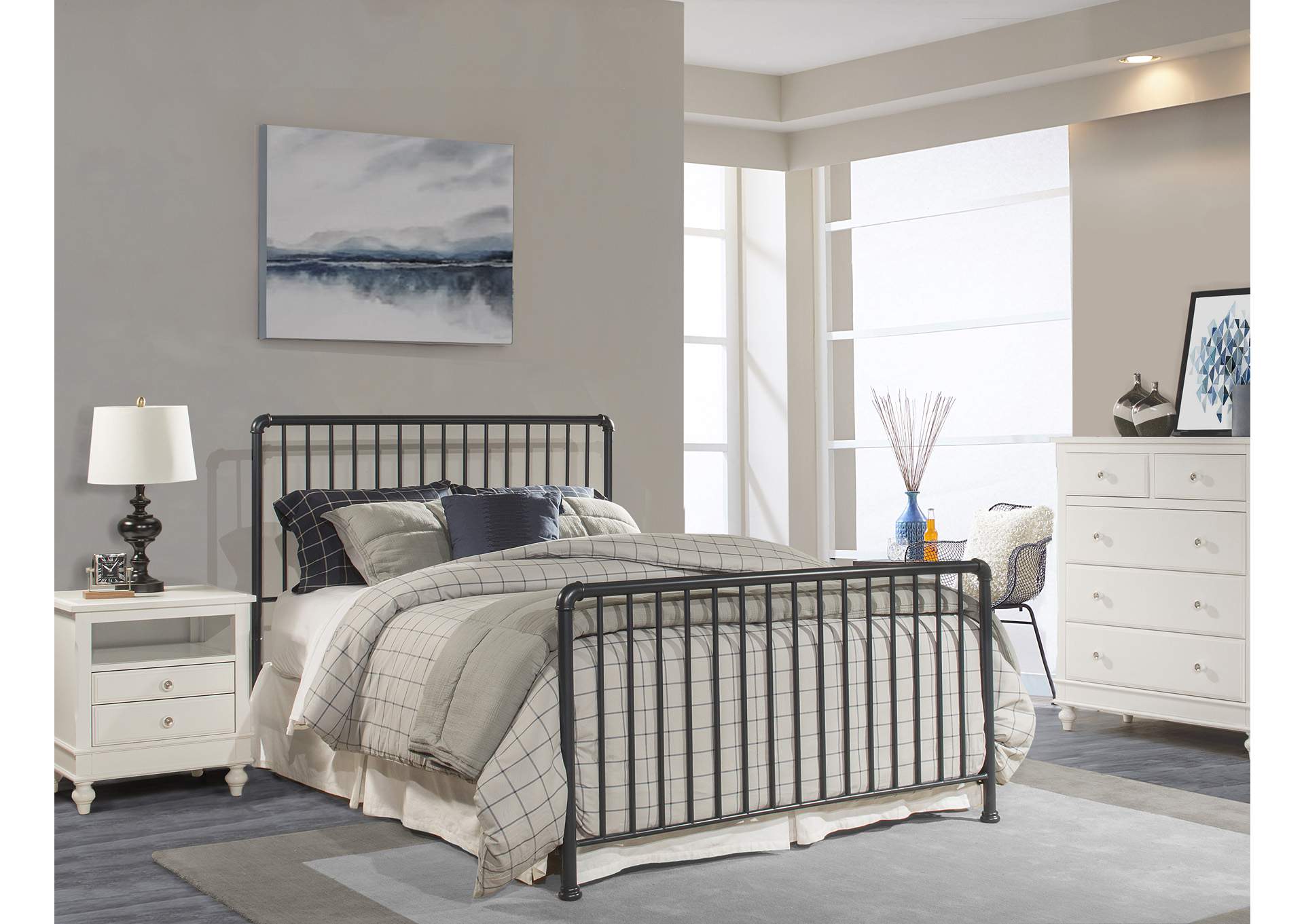 Brandi Queen Bed with Frame,Hillsdale