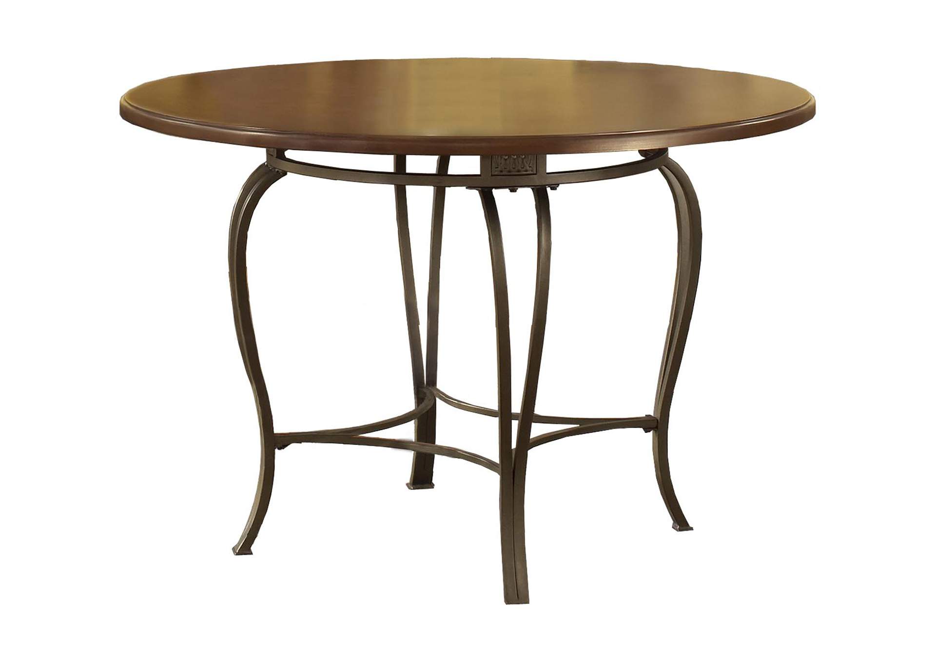 Montello Brown 45" Round Table,Hillsdale
