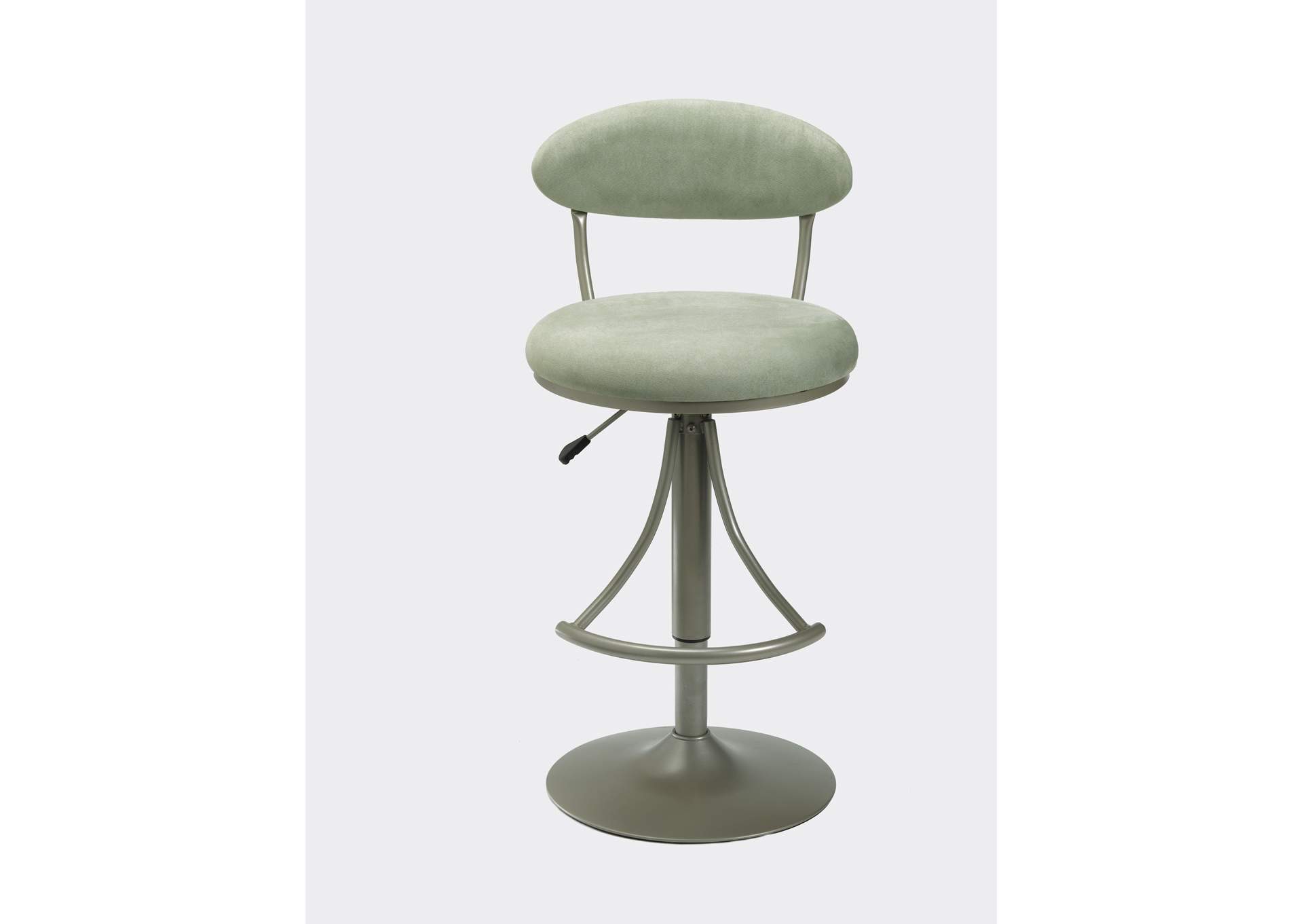 Venus Swivel Bar Stool w/Atmosphere Suede,Hillsdale