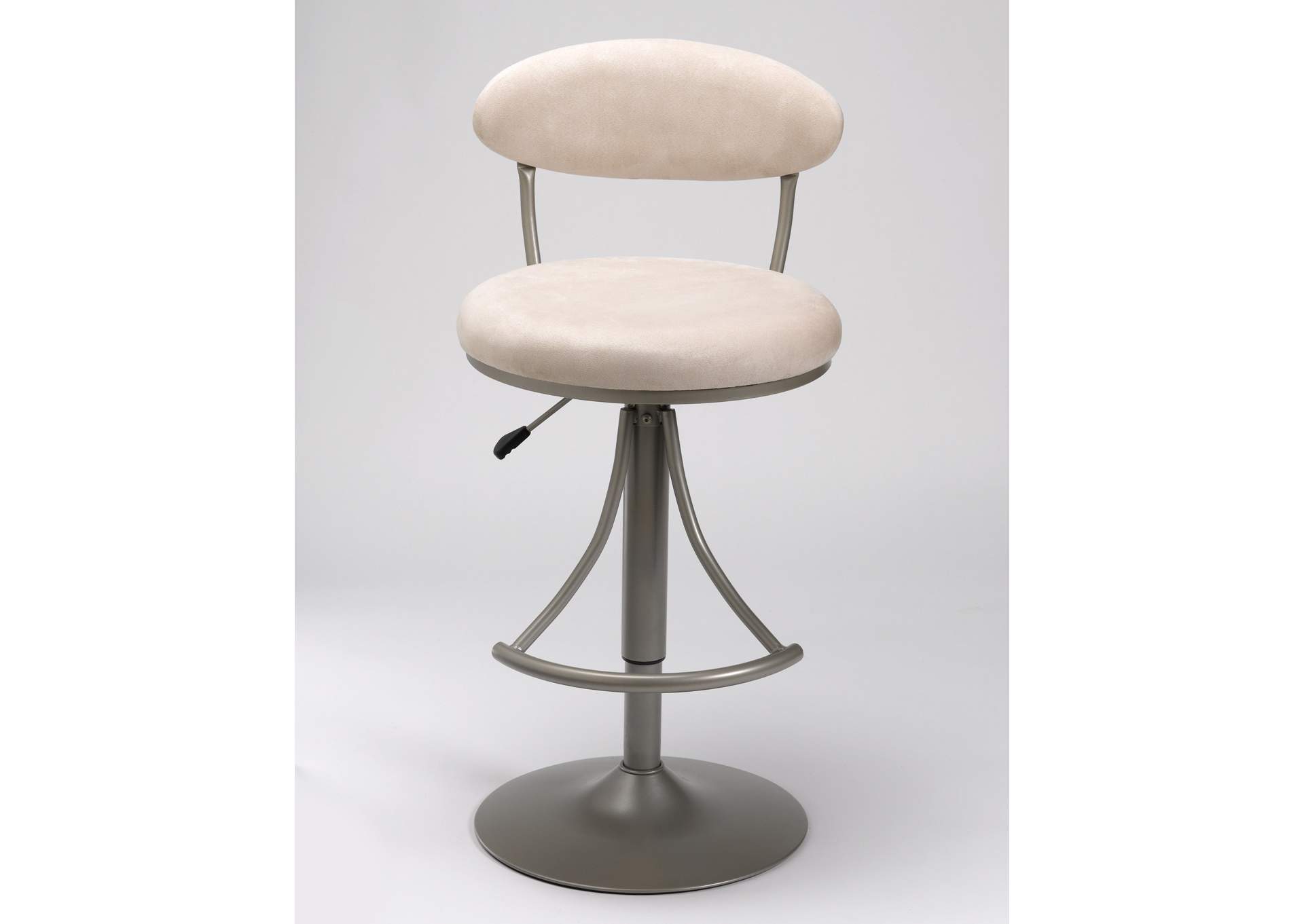 Venus Swivel Bar Stool w/Fawn Suede,Hillsdale