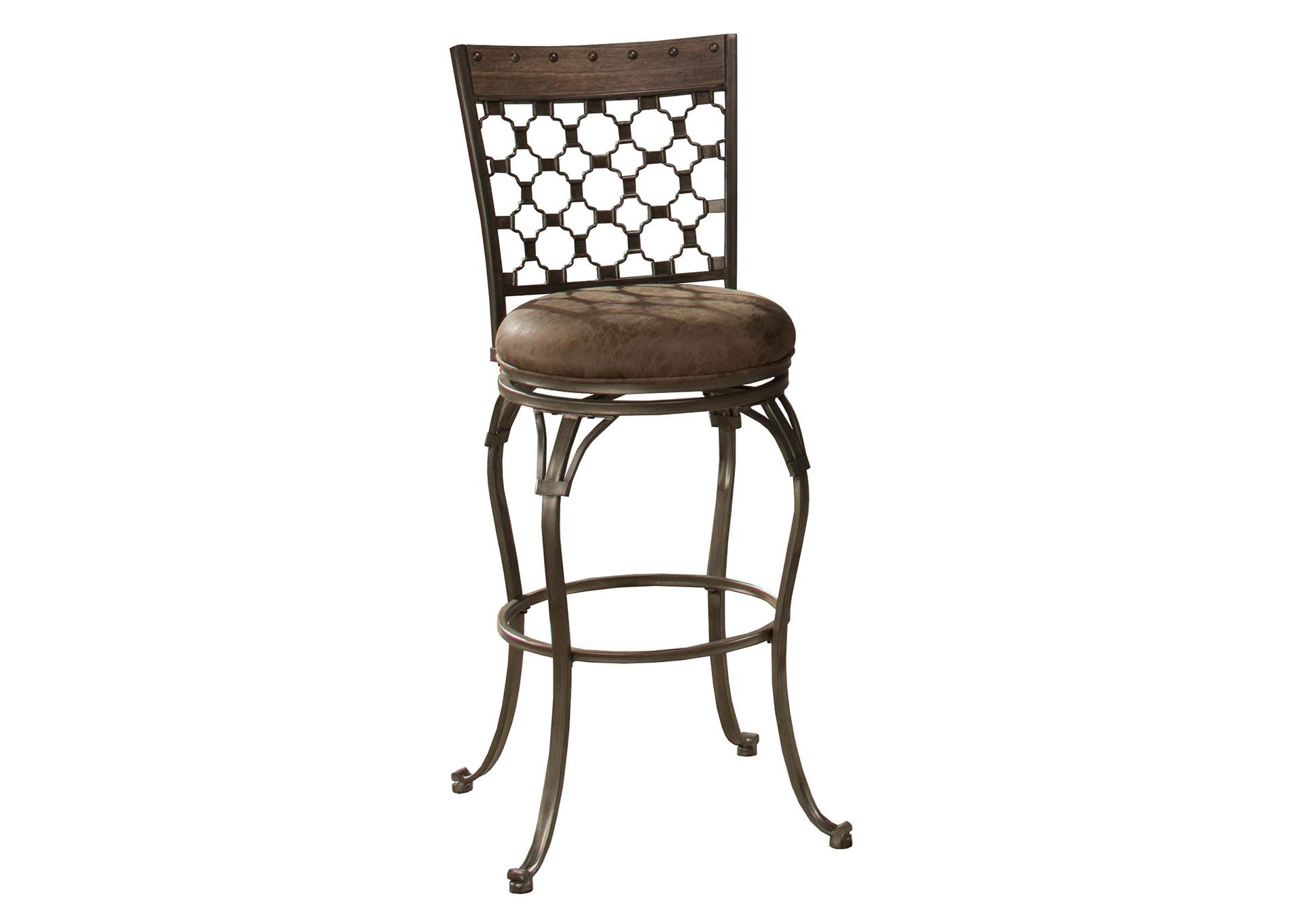 Lannis Swivel Bar Stool,Hillsdale
