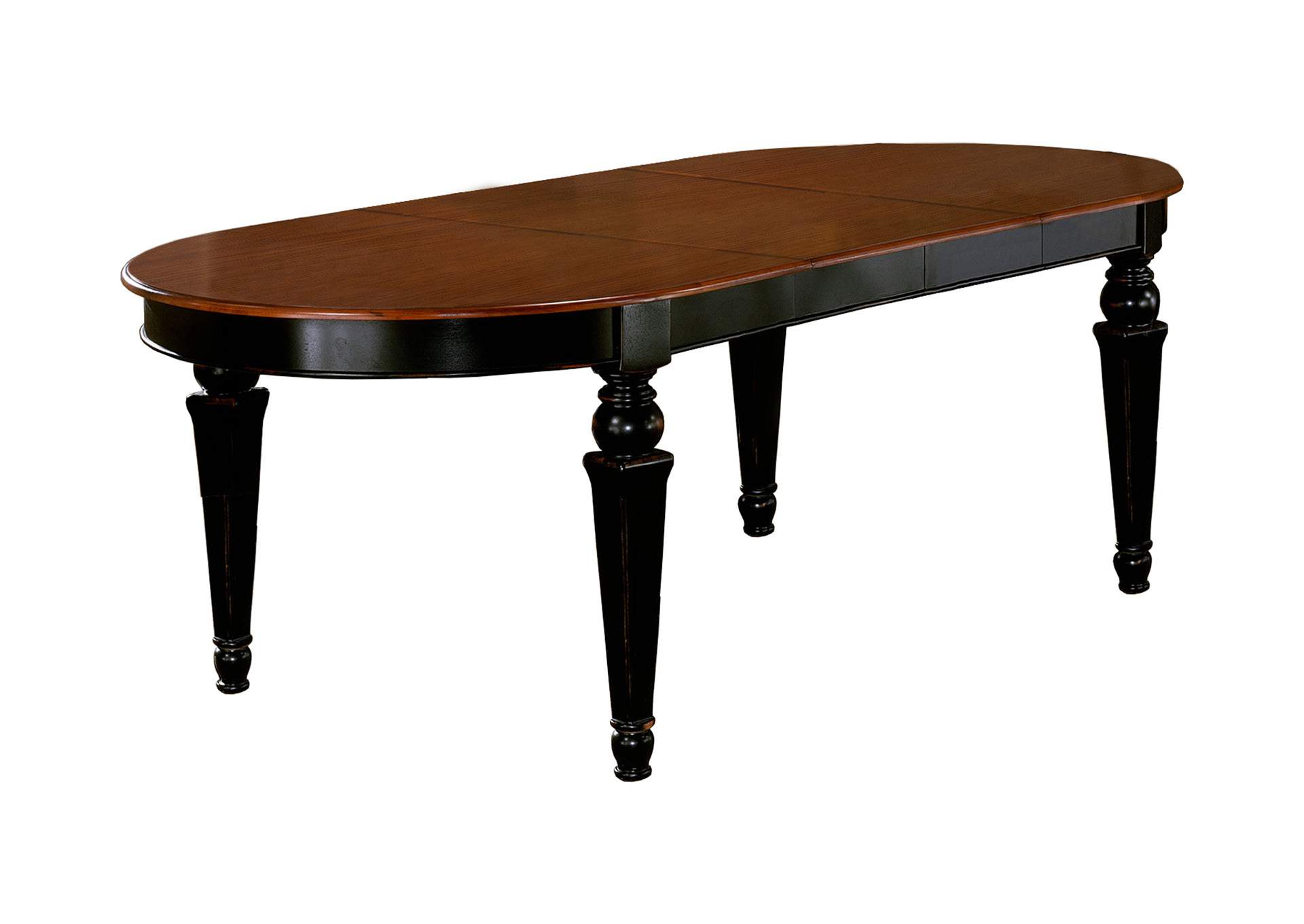 Northern Heights Black/Cherry Dining Table,Hillsdale