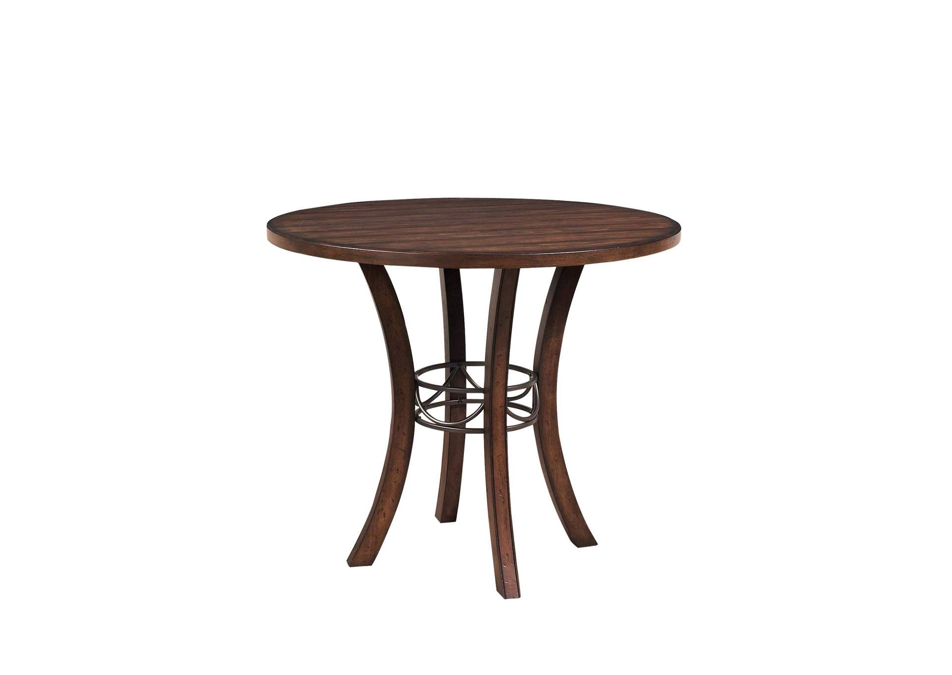 Cameron Chestnut Wood Counter Height Table,Hillsdale