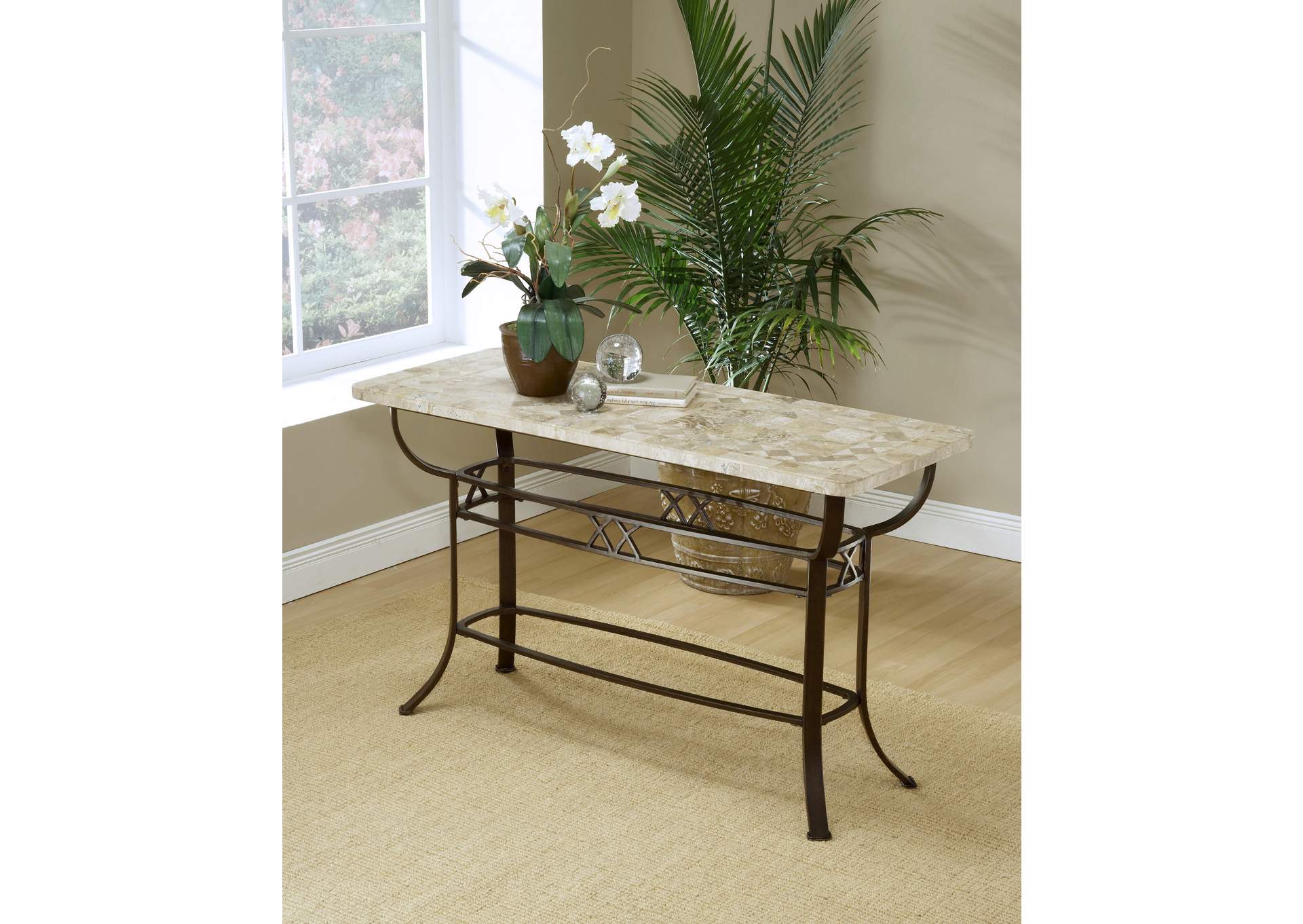 Brookside Fossil Sofa Table,Hillsdale