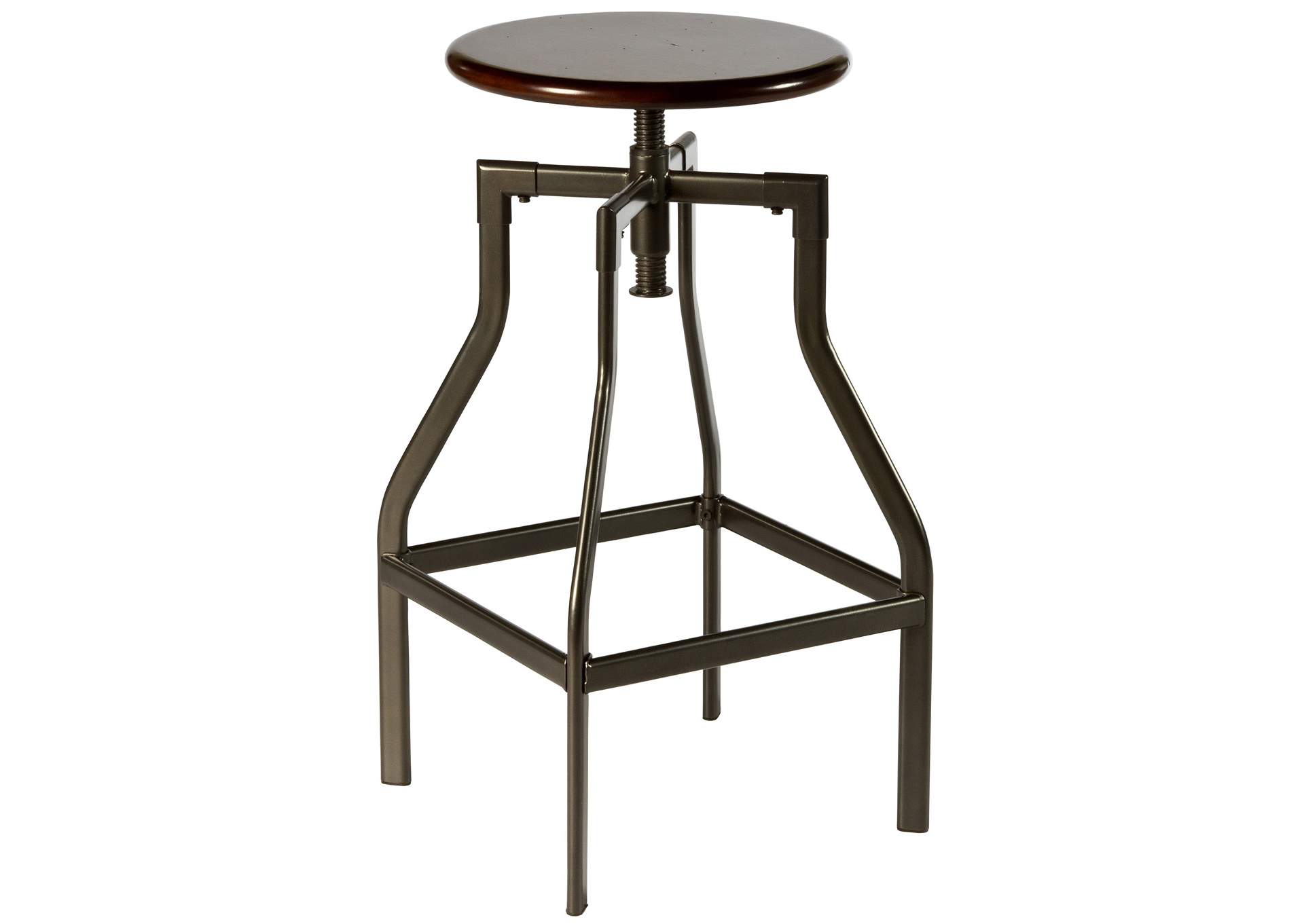 Cyprus Adjustable Backless Stool,Hillsdale