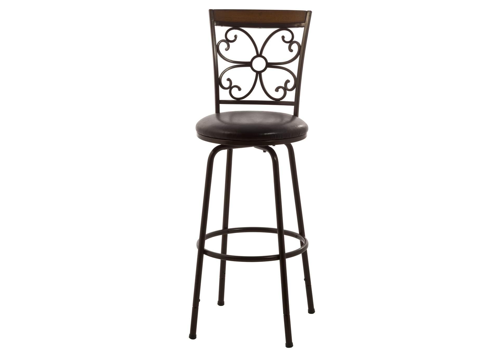Garrison Swivel Bar Stool,Hillsdale