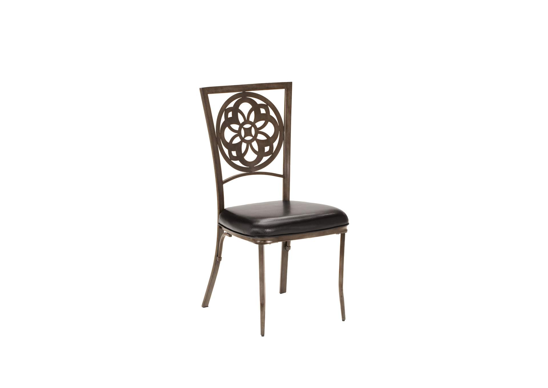 Marsala Gray/Brown Dining Chair (Set of 2),Hillsdale