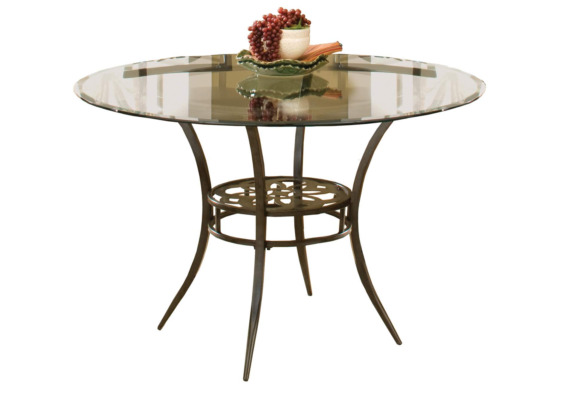 Marsala Gray/Brown Dining Table,Hillsdale