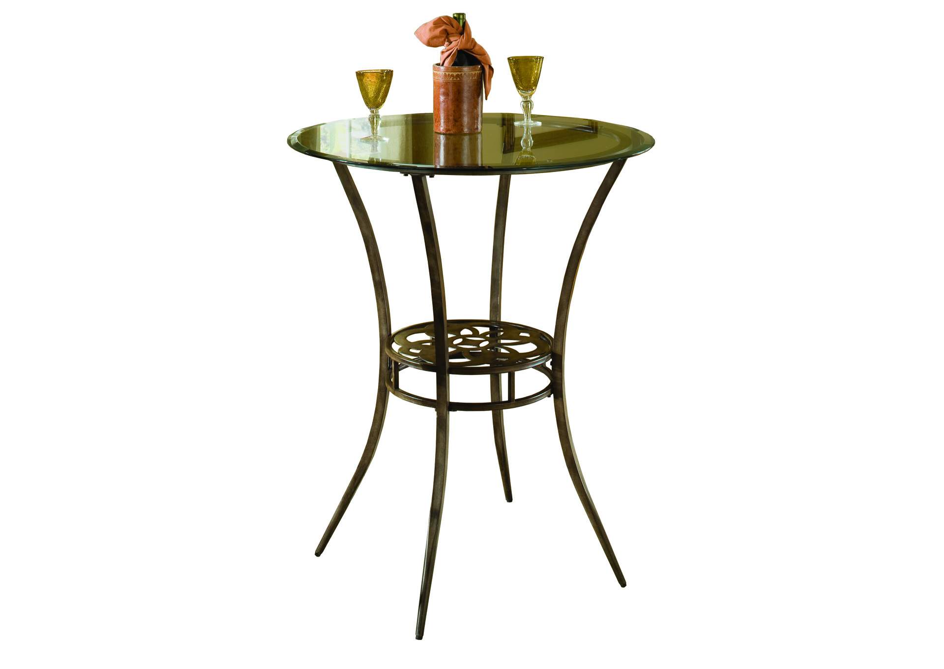 Marsala Gray Bar Height Bistro Table,Hillsdale