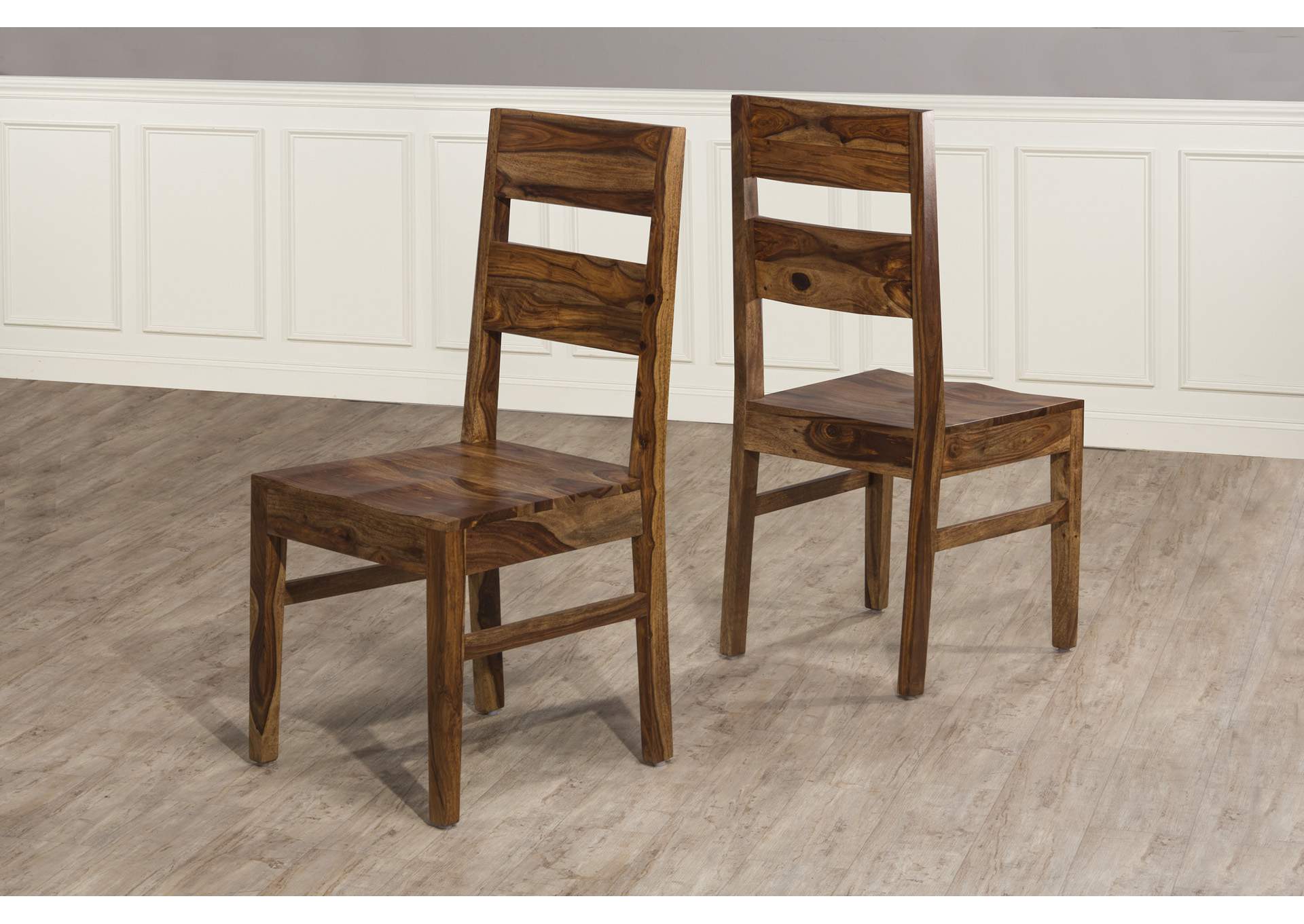 Emerson Natural Wood Dining Chair (Set of 2),Hillsdale