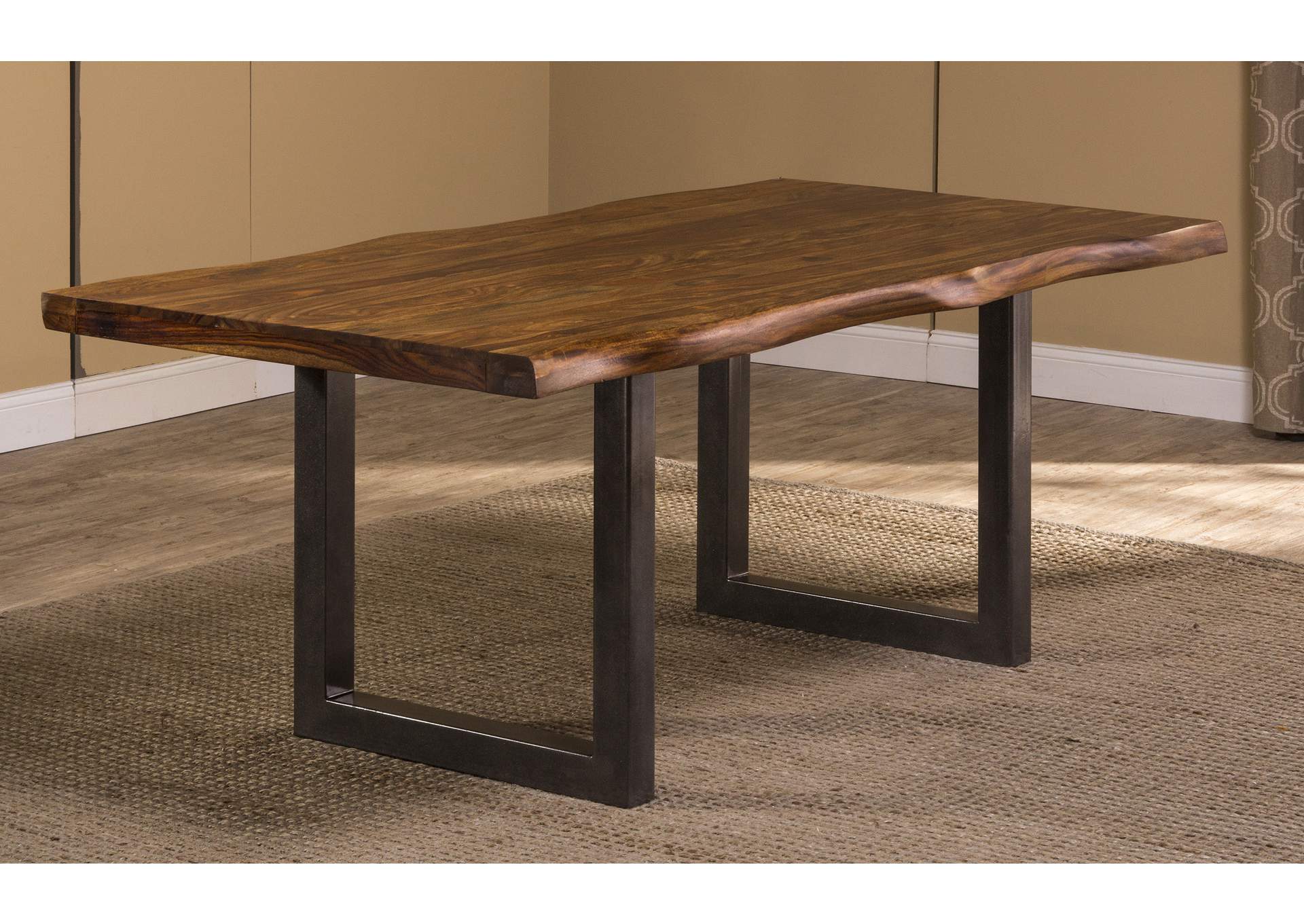 Emerson Natural Sheesham Rectangle Dining Table,Hillsdale