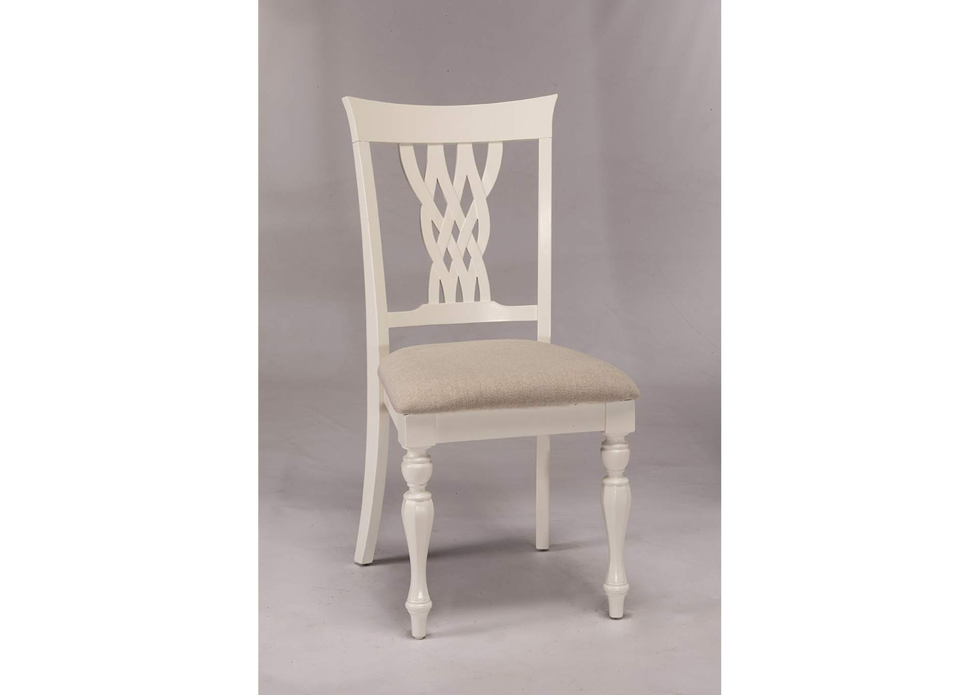 Embassy White Dining Chair (Set of 2),Hillsdale