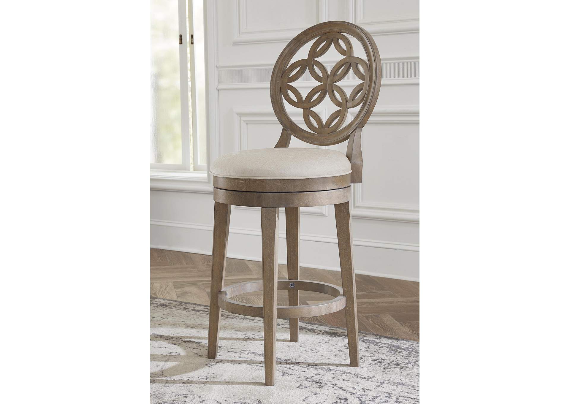 Savona Swivel Counter Stool,Hillsdale
