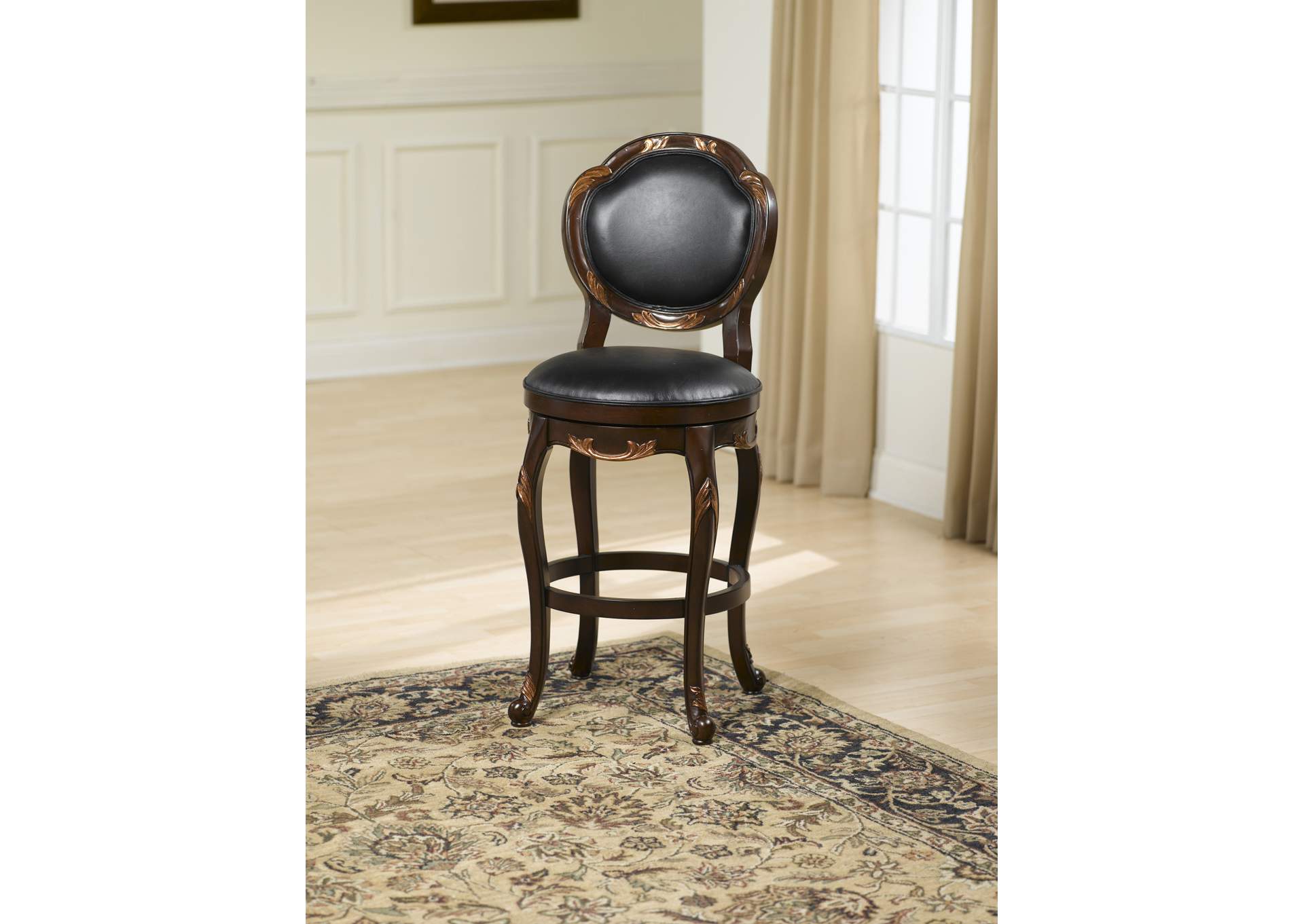 Alaina Swivel Counter Stool,Hillsdale