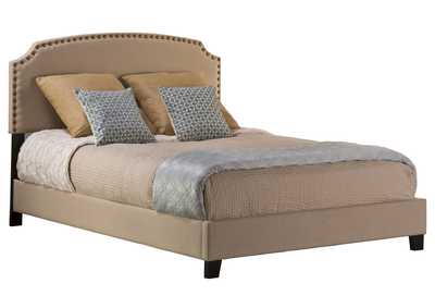 Image for Lani Queen Bed w/Rails - Cream