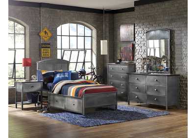 Image for Urban Quarters 5Pc Full Panel Storage Bed