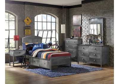 Image for Urban Quarters 5Pc Twin Panel Storage Bed